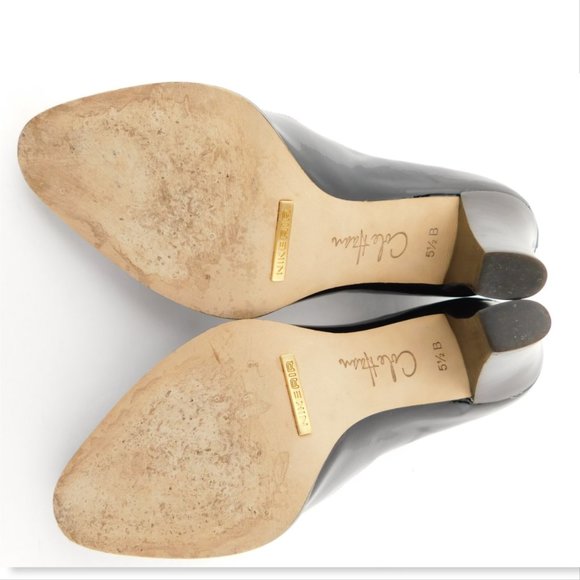 COLE HAAN Nike Air Dark Brown Patent Leather Heel Pumps 5.5 - Picture 6 of 8